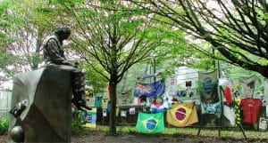 Monumento a Ayrton Senna en Imola