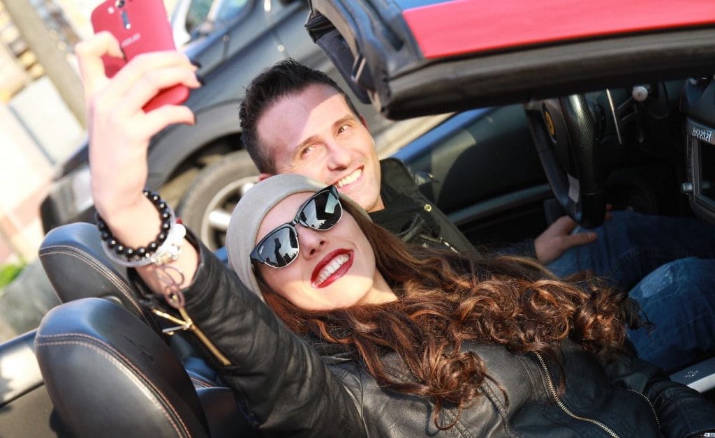 selfie ferrari
