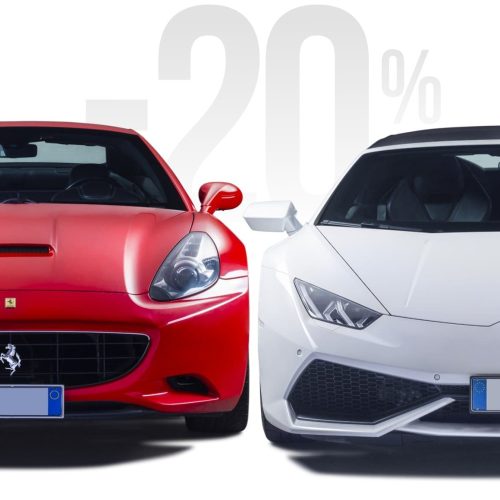 Prueba del Ferrari California + Lamborghini Huracán LP610-4 Spyder
