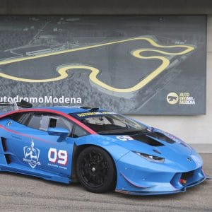 Prueba de conducción en circuito del Lamborghini Hurácan Super Trofeo