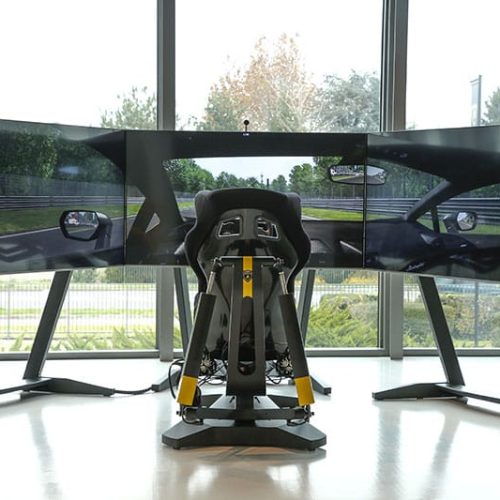 Prueba de conducción Ferrari Lamborghini 55 lambo simulatore