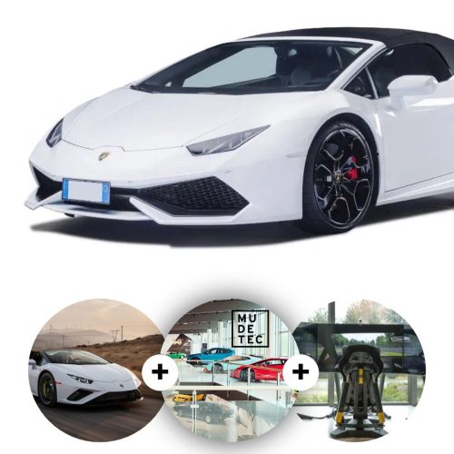 Prueba de conducción Ferrari Lamborghini 54 Pack Test drive Lamborghini Huracán + Museo Lamborghini + Simulador