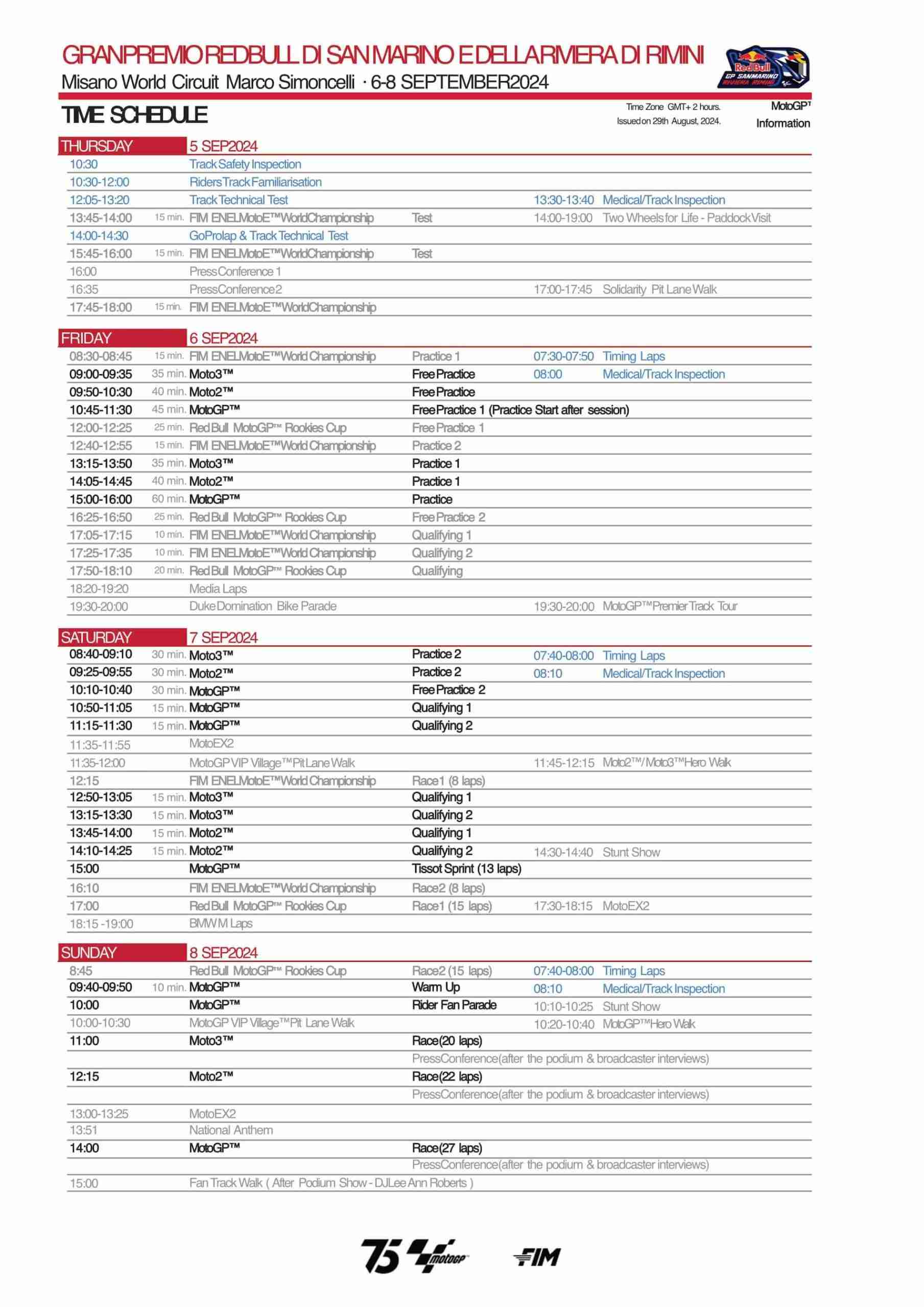 2024 MotoGP RSM Time Schedule on August 29 scaled