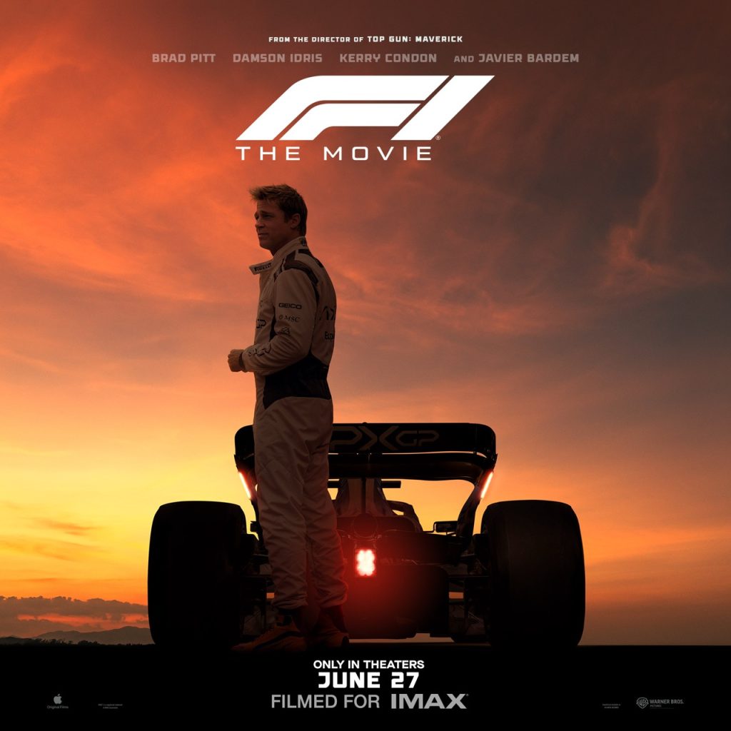 F1 - La película: Brad Pitt corre de verdad en la Fórmula 1 | Argumento, trivialidades y críticas 1 f1 locandina ufficiale